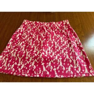 Pink Lobster Talbot Skirt - Size M